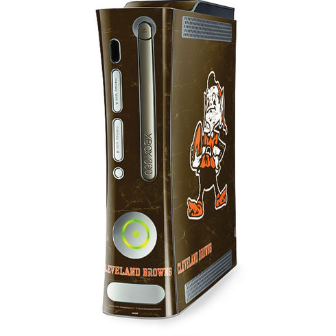 NFL Cleveland Browns Alternate Distressed Xbox 360 (Includes HDD) Skin